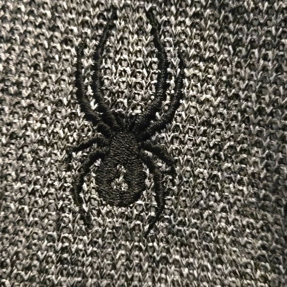 Spyder Black & Gray Fleece Jacket Women's M - Picture 3 of 8